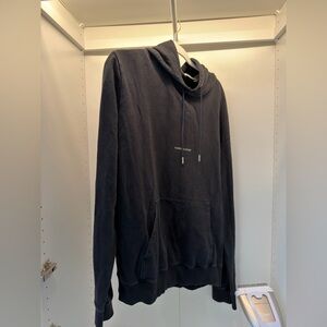 Saint Laurent Dark Gray Hoodie for Men